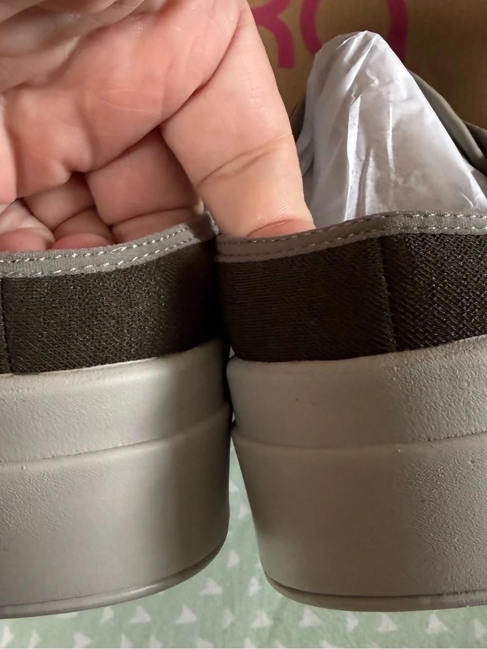 Ryka Slip-On Sneakers in Olive